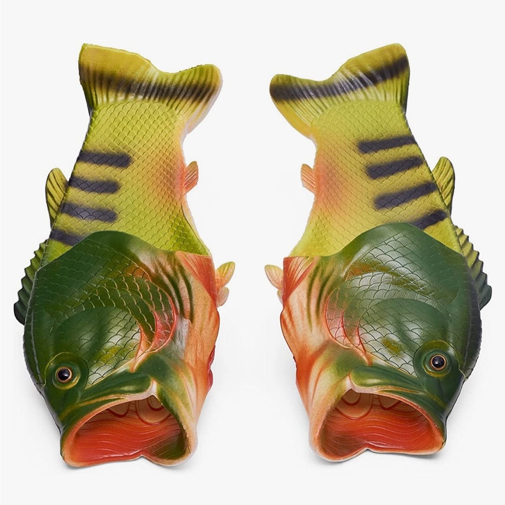 Coddles fish flip flops, size 7/8 men 9/10 women, anti skid